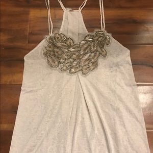 Free People Beaded Cami Tank L